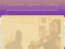 Tablet Screenshot of cassandralynnerichburg.com